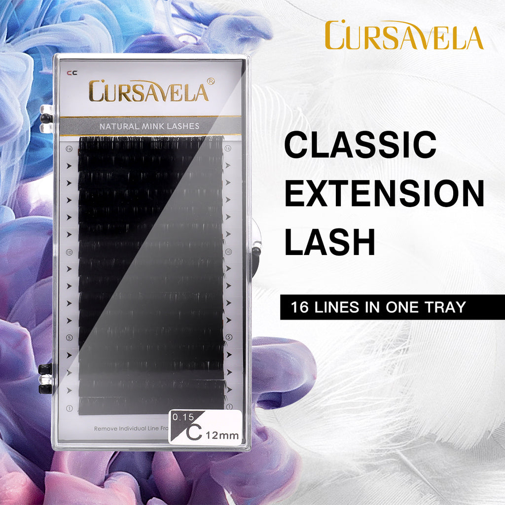 Professional Round Curl Lash Extensions - Lightweight & Long-Lasting