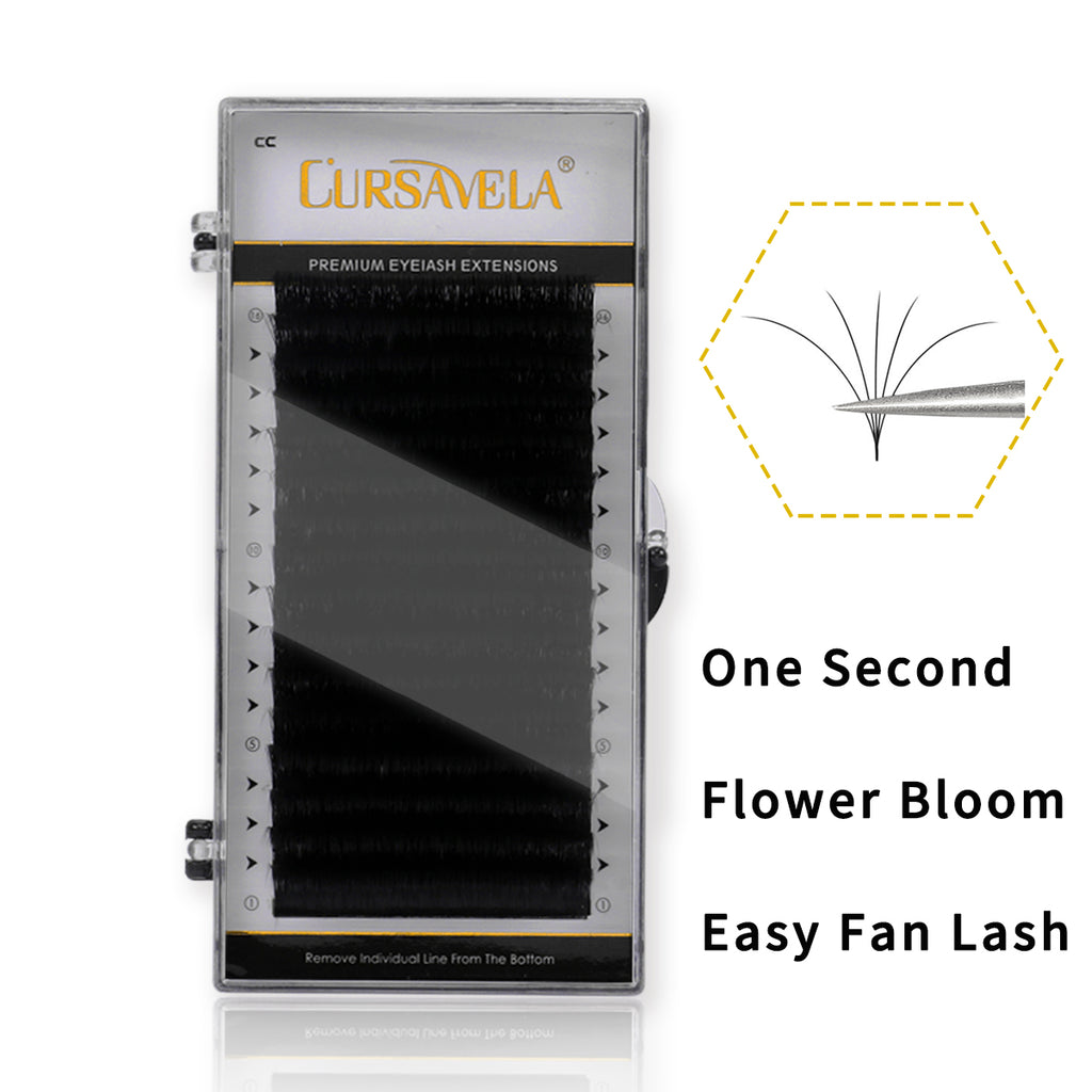 Premium C-Curl Volume Eyelash Extensions - Fluffy & Full Look