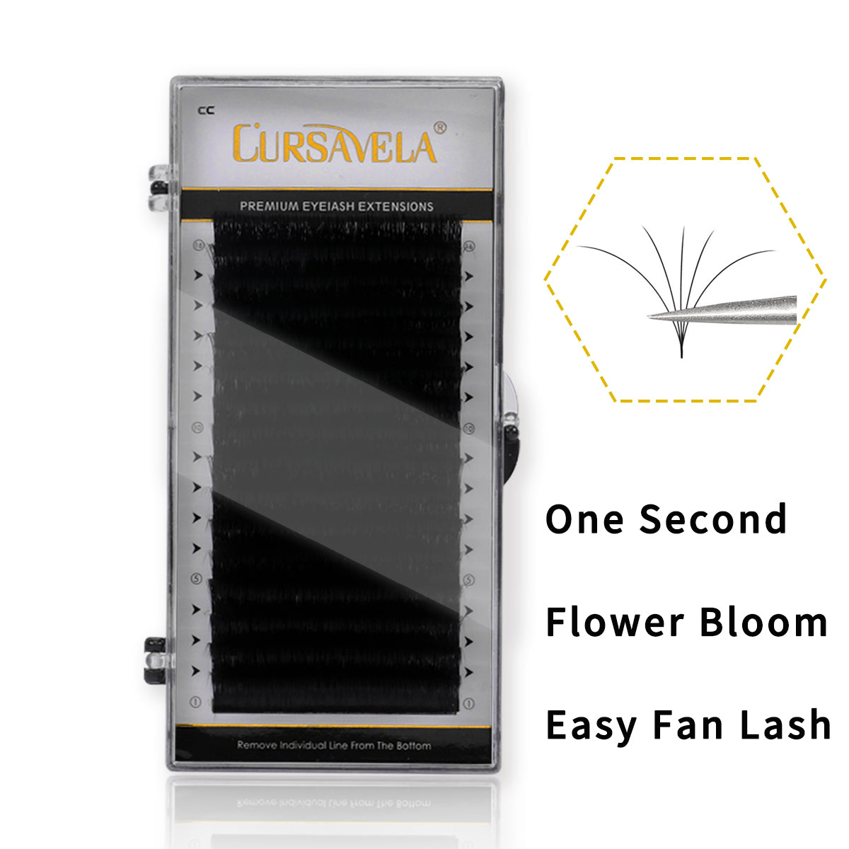 Premium C-Curl Volume Eyelash Extensions - Fluffy & Full Look